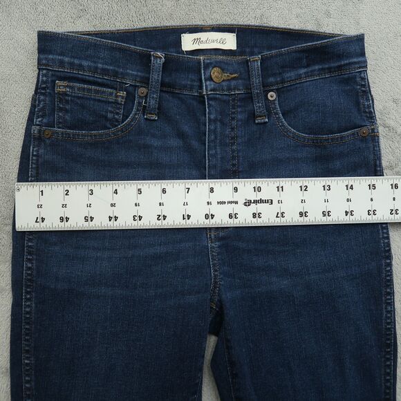 Madewell Jeans Women's Size 26 Blue 10" High-Rise Skinny Denim 26.5" Inseam - Picture 8 of 16